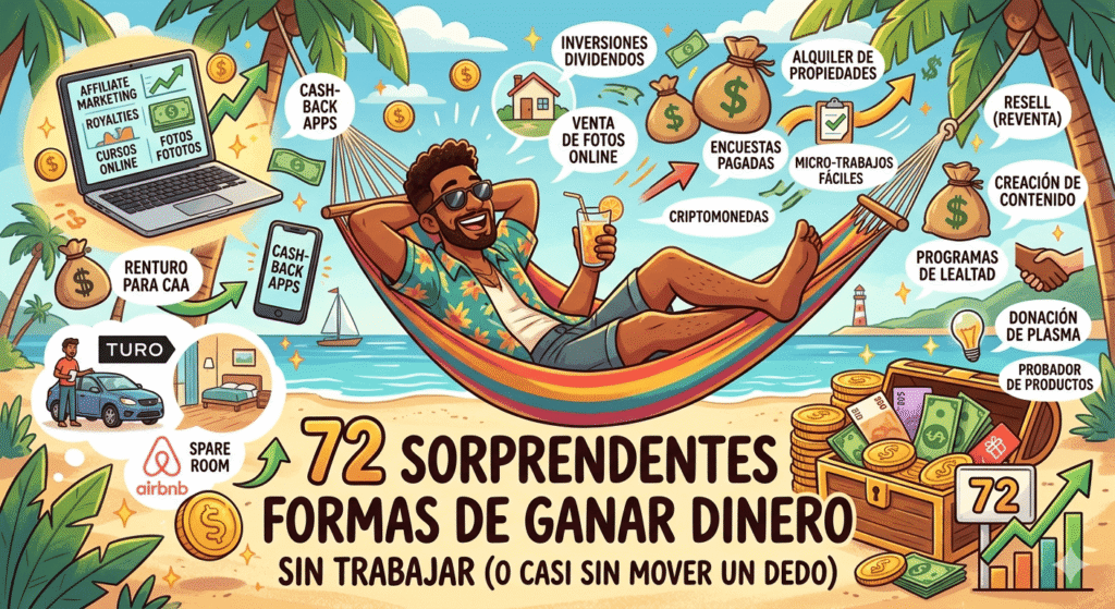 ganar dinero sin trabajar